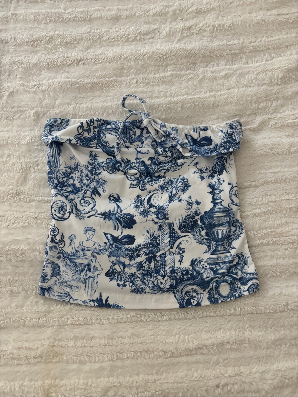 Shein Blue Tube Top